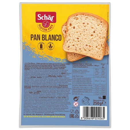Pan Blanco- chleb biały BEZGL. 250 g