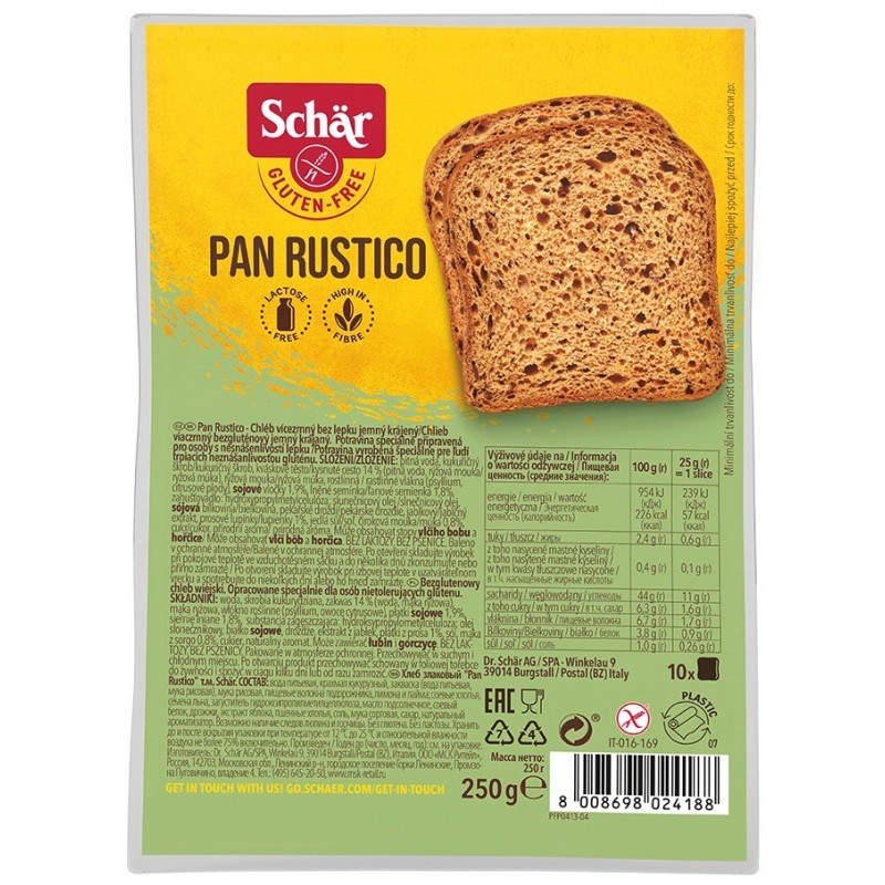 Pan Rustico- chleb wiejski BEZGL. 250 g