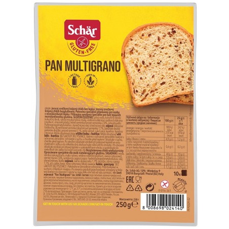 Pan Multigrano- chleb wieloziarnisty BEZGL. 250 g