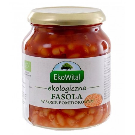Fasola biała w sosie pomidorowym BIO 360 g