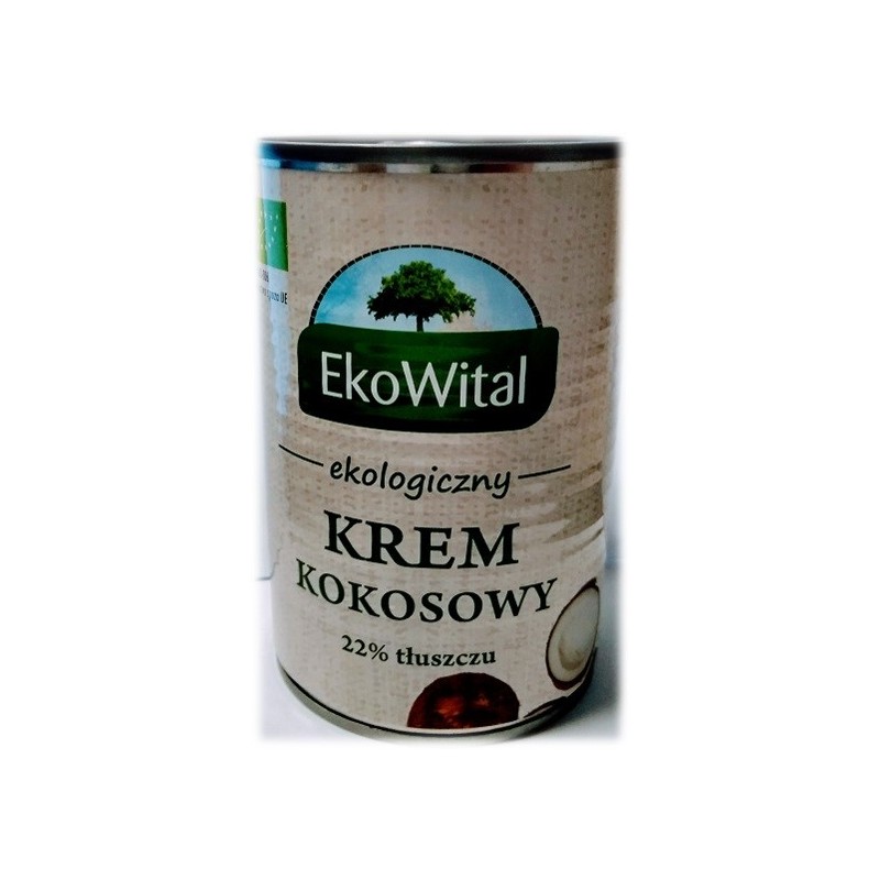 Krem kokosowy 22% tłuszczu BIO 400 ml