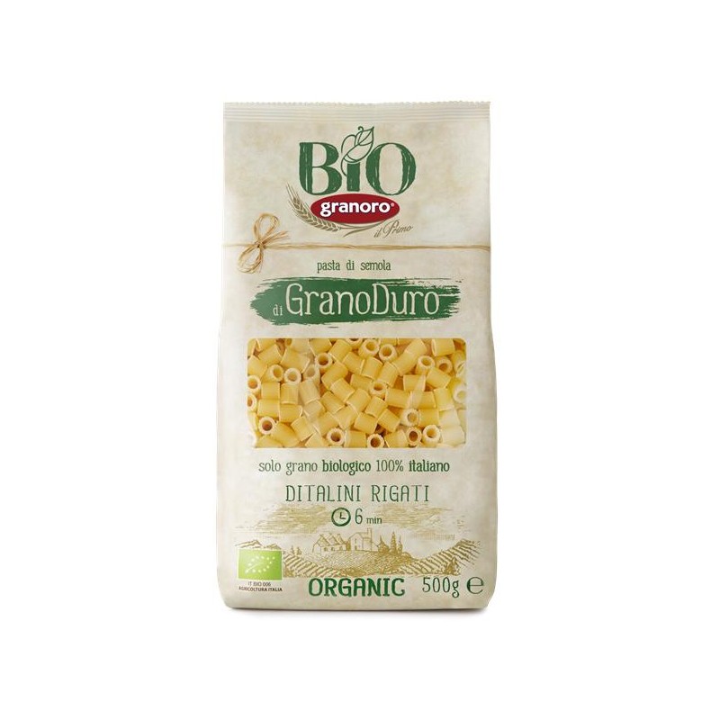Makaron ditalini rigati BIO 500 g