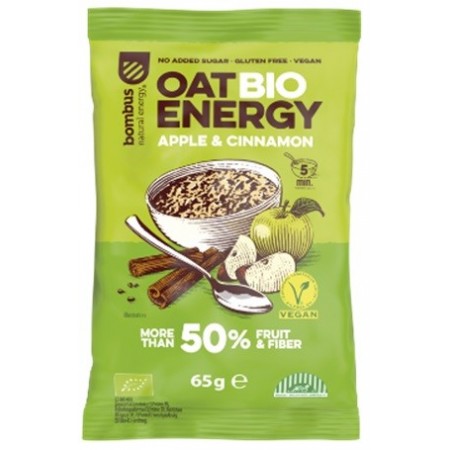 Owsianka jabłko- cynamon BEZGL. BIO 65 g