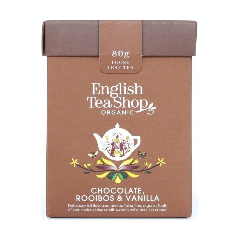 Herbatya sypana czekolada, rooibos, wanilia BIO 80 g