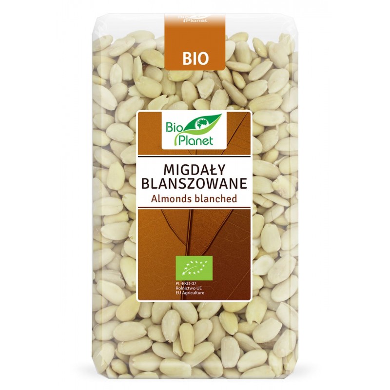 MIGDAŁY BLANSZOWANE BIO 1 kg - BIO PLANET