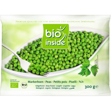 GROSZEK ZIELONY MROŻONY BEZGLUTENOWY BIO 300 g - BIO INSIDE