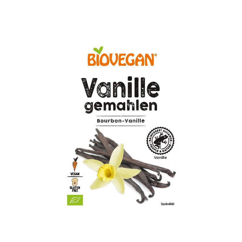 WANILIA BOURBON MIELONA BEZGLUTENOWA BIO 5 g - BIO VEGAN