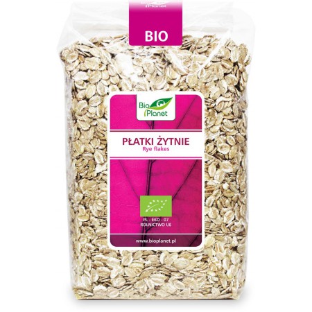 PŁATKI ŻYTNIE BIO 600 g - BIO PLANET