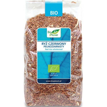 RYŻ CZERWONY PEŁNOZIARNISTY BIO 1 kg - BIO PLANET