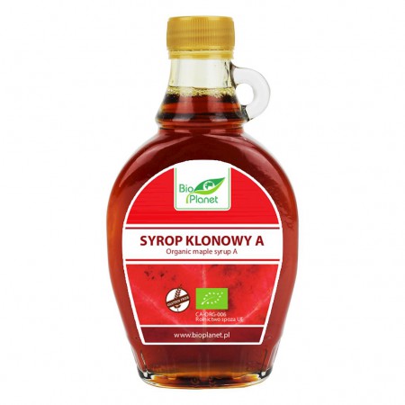 SYROP KLONOWY A BEZGLUTENOWY BIO 250 ml (330 g) - BIO PLANET