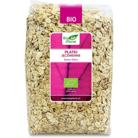 PŁATKI JĘCZMIENNE BIO 600 g - BIO PLANET