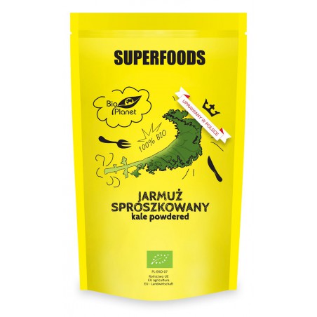 JARMUŻ SPROSZKOWANY BIO 125 g - BIO PLANET