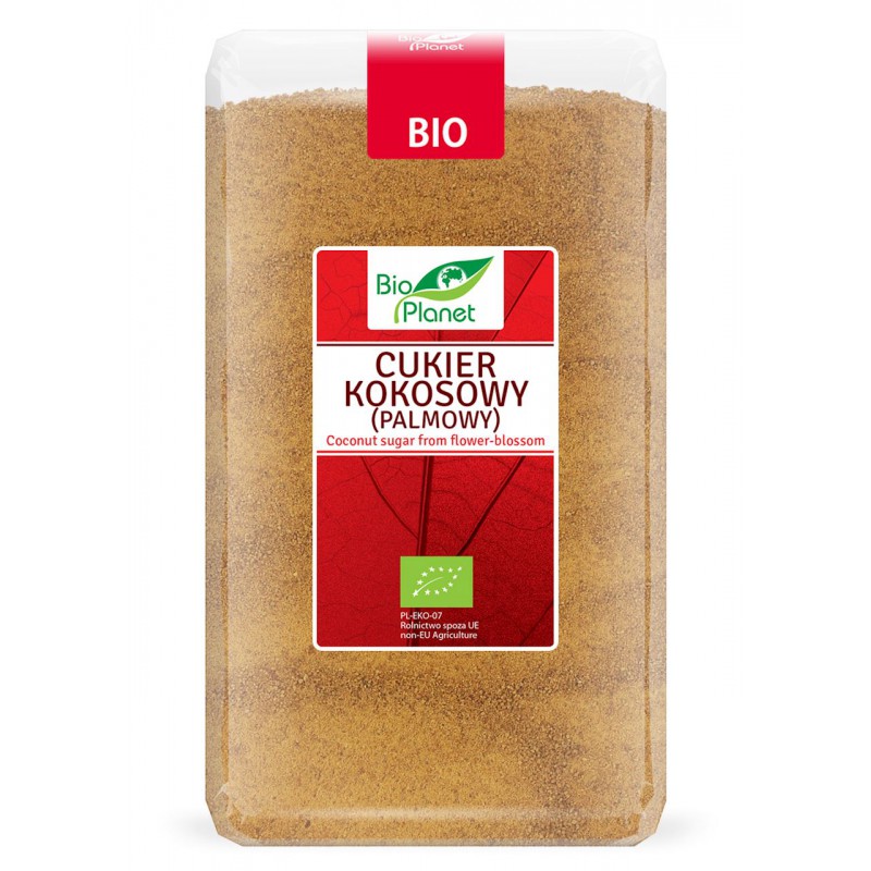 CUKIER KOKOSOWY (PALMOWY) BIO 1 kg - BIO PLANET