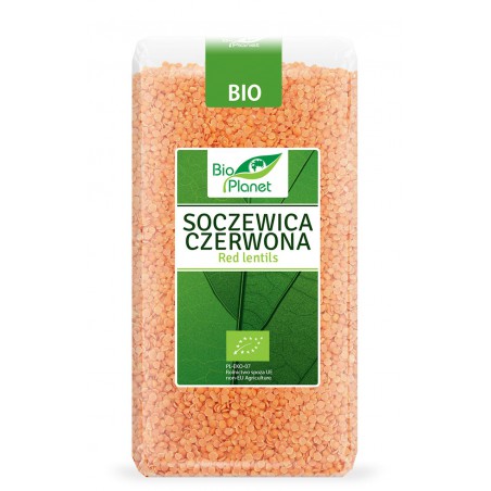 SOCZEWICA CZERWONA BIO 500 g - BIO PLANET