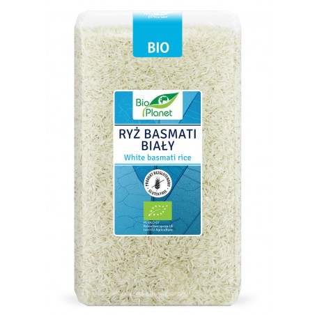 RYŻ BASMATI BIAŁY BEZGLUTENOWY BIO 1 kg - BIO PLANET