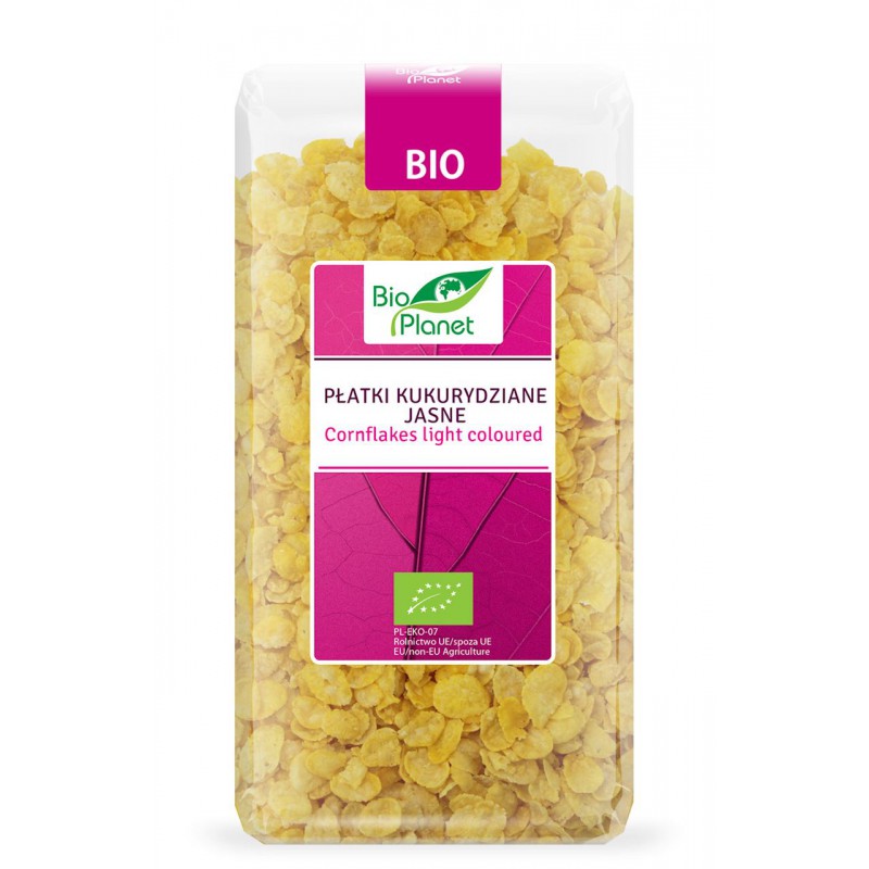PŁATKI KUKURYDZIANE JASNE BIO 250 g - BIO PLANET