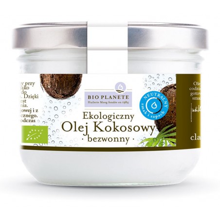 OLEJ KOKOSOWY BEZWONNY BIO 400 ml - BIO PLANETE