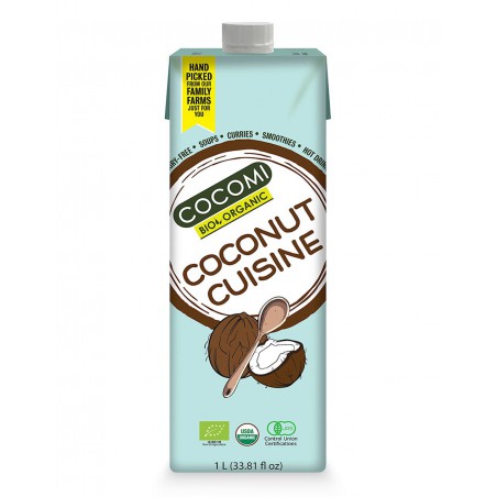 COCONUT MILK - NAPÓJ KOKOSOWY (17 % TŁUSZCZU) BIO 1 L - COCOMI