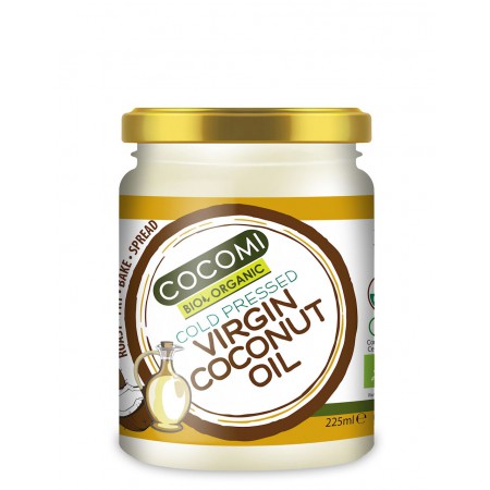 OLEJ KOKOSOWY VIRGIN BIO 225 ml - COCOMI