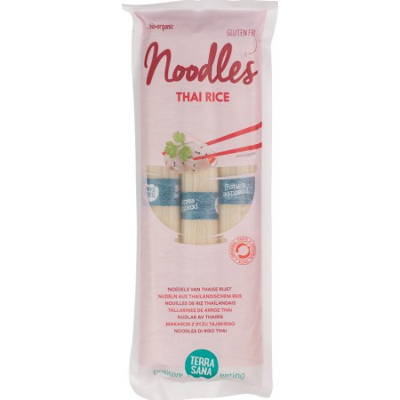 MAKARON (Z RYŻU BIAŁEGO TYPU NOODLE) BEZGLUTENOWY BIO 250 g - TERRASANA