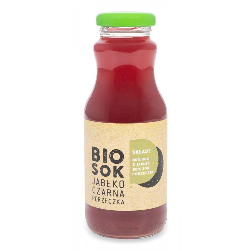 SOK JABŁKOWO - PORZECZKOWY NFC BIO 250 ml - OWOCOWE SMAKI