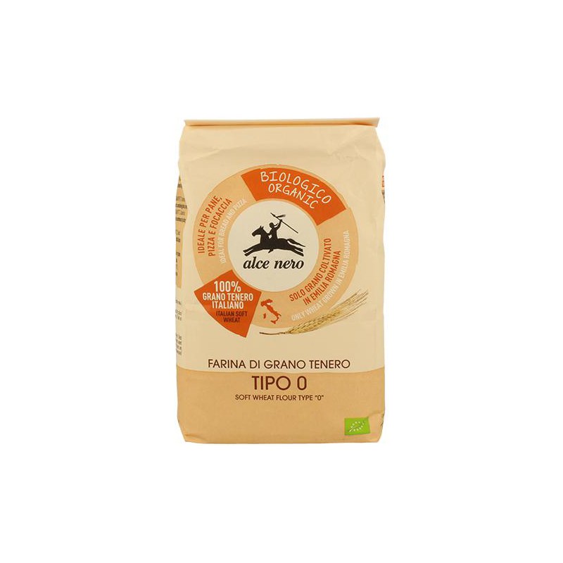 MĄKA PSZENNA TYP 0 NA PIZZĘ BIO 1 kg - ALCE NERO