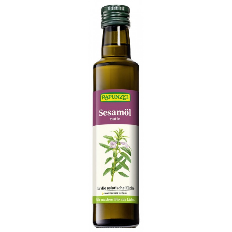 OLEJ SEZAMOWY BIO 250 ml - RAPUNZEL