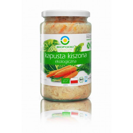 KAPUSTA KISZONA Z MARCHEWKĄ BEZGLUTENOWA BIO 700 g (550 g) - BIO FOOD