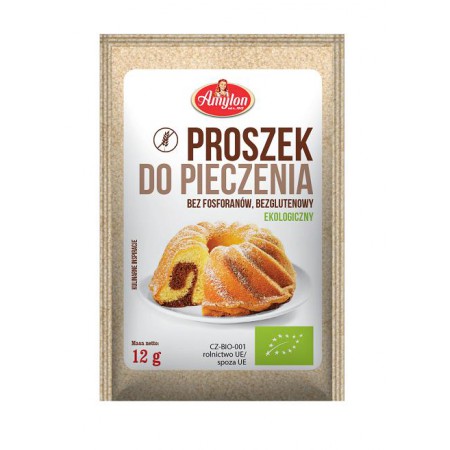 PROSZEK DO PIECZENIA BEZGLUTENOWY BIO 12 g - AMYLON