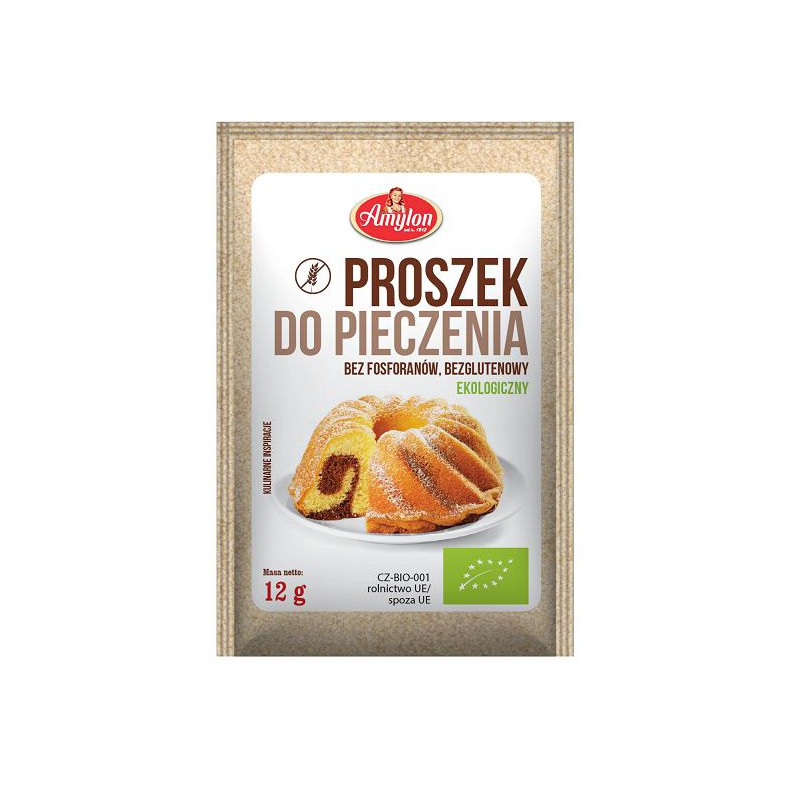 PROSZEK DO PIECZENIA BEZGLUTENOWY BIO 12 g - AMYLON