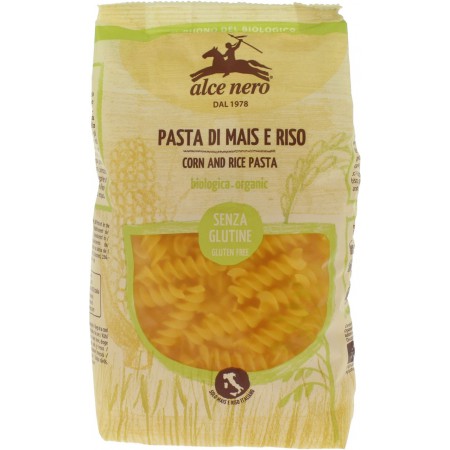 MAKARON (KUKURYDZIANO - RYŻOWY) FUSILLI BEZGLUTENOWY BIO 250 g - ALCE NERO