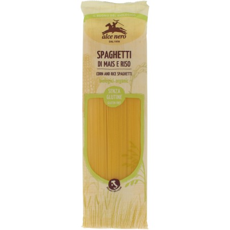 MAKARON (KUKURYDZIANO - RYŻOWY) SPAGHETTI BEZGLUTENOWY BIO 250 g - ALCE NERO