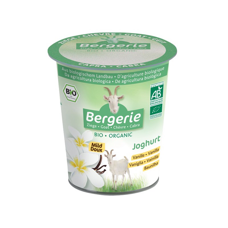 KOZI JOGURT O SMAKU WANILIOWYM BIO 125 g - BERGERIE