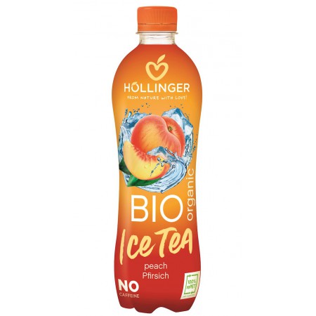 NAPÓJ ICE TEA O SMAKU BRZOSKWINIOWYM BIO 500 ml - HOLLINGER