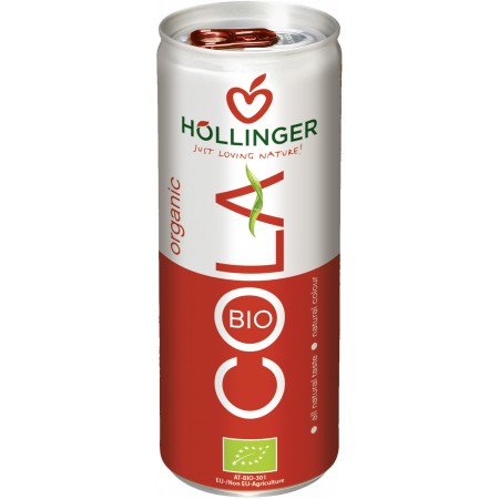 NAPÓJ COLA BEZKOFEINOWY BIO 250 ml (PUSZKA) - HOLLINGER