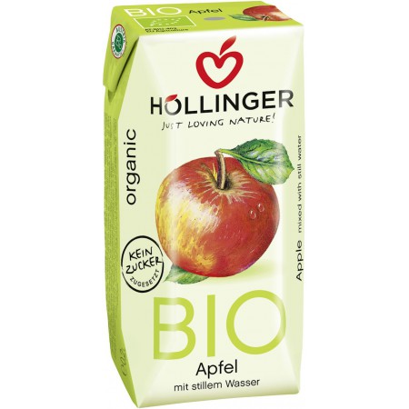 NEKTAR JABŁKOWY BEZ DODATKU CUKRÓW BIO 200 ml - HOLLINGER