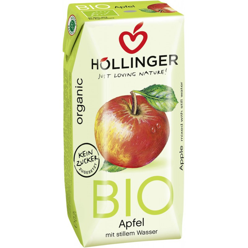 NEKTAR JABŁKOWY BEZ DODATKU CUKRÓW BIO 200 ml - HOLLINGER