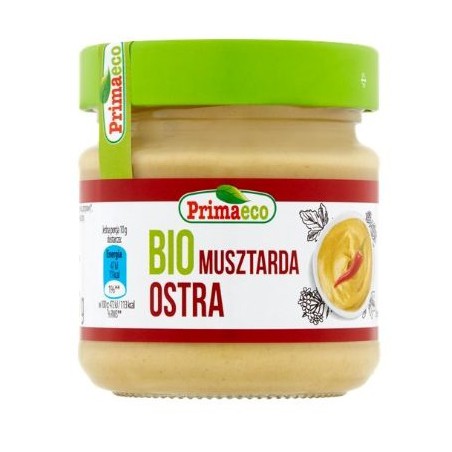 MUSZTARDA OSTRA BIO 170 g - PRIMAECO