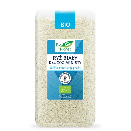 RYŻ BIAŁY DŁUGOZIARNISTY BEZGLUTENOWY BIO 500 g - BIO PLANET