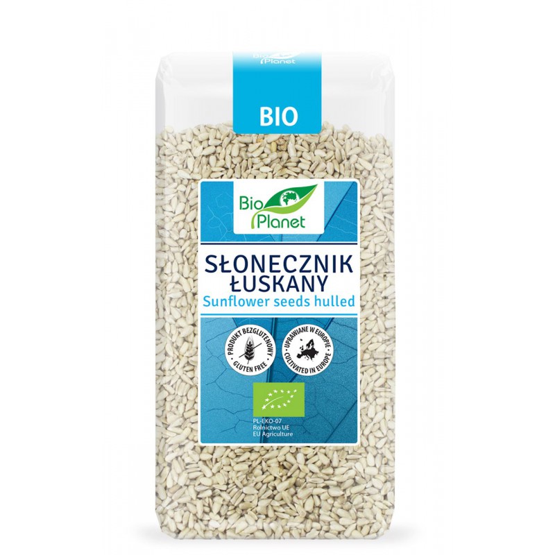 SŁONECZNIK ŁUSKANY BEZGLUTENOWY BIO 250 g - BIO PLANET