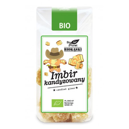 IMBIR KANDYZOWANY BIO 100 g - BIO PLANET