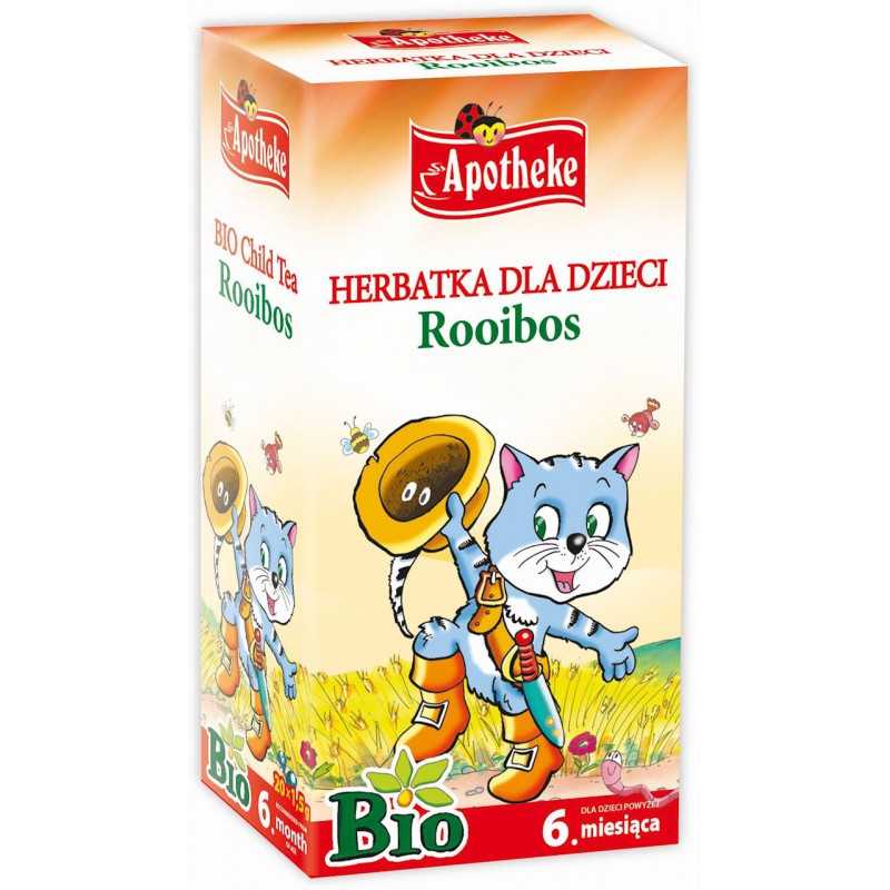 HERBATKA DLA DZIECI - ROOIBOS BIO (20 x 1,5 g) 30 g - APOTHEKE