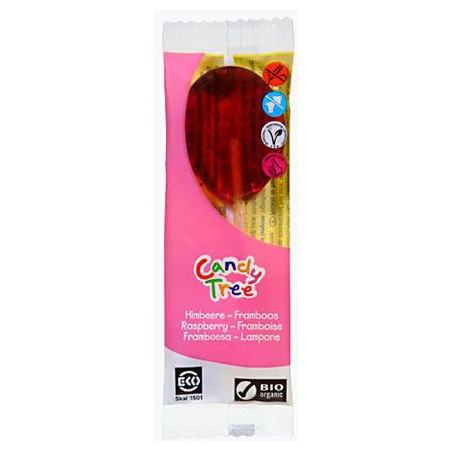 LIZAKI O SMAKU MALINOWYM BEZGLUTENOWE BIO 13 g - CANDY TREE