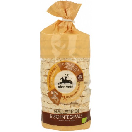 WAFLE RYŻOWE PEŁNOZIARNISTE BIO 100 g - ALCE NERO