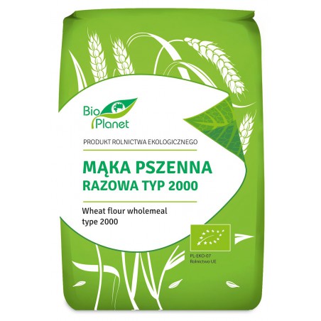 MĄKA PSZENNA RAZOWA TYP 2000 BIO 1 kg - BIO PLANET