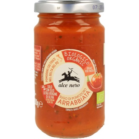 SOS POMIDOROWY Z CHILI ARRABIATA BIO 350 g - ALCE NERO