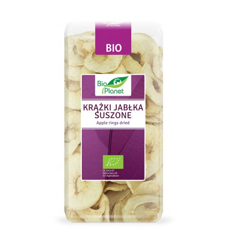 KRĄŻKI JABŁKA SUSZONE BIO 100 g - BIO PLANET