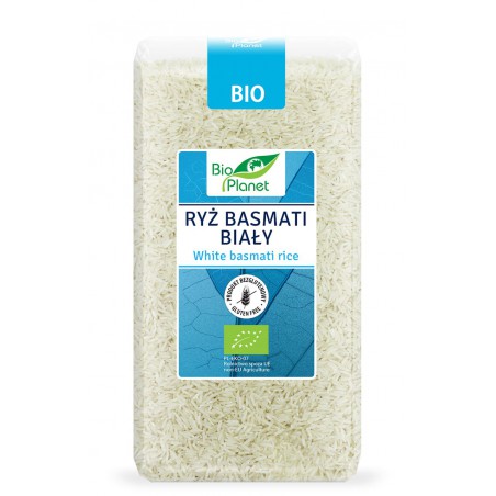 RYŻ BASMATI BIAŁY BEZGLUTENOWY BIO 500 g - BIO PLANET