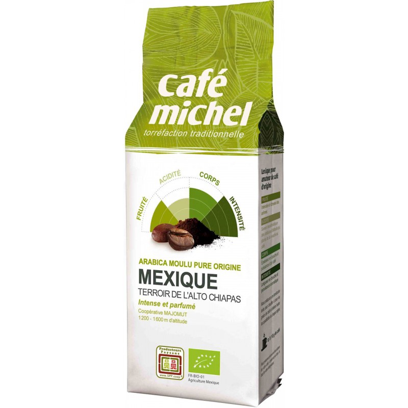 KAWA MIELONA ARABICA 100 % MEKSYK FAIR TRADE BIO 250 g - CAFE MICHEL
