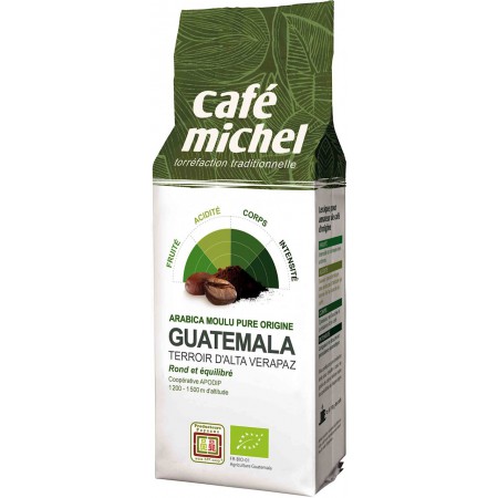 KAWA MIELONA ARABICA 100 % GWATEMALA FAIR TRADE BIO 250 g - CAFE MICHEL